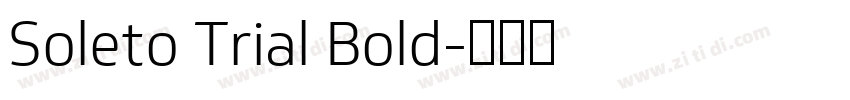 Soleto Trial Bold字体转换